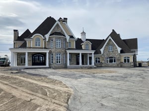 Traditional Polycrete ICF house completed