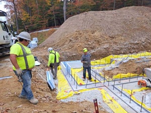 Polycrete construction in Towson, MD