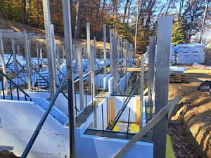 Complex Polycrete ICF basement Baltimore MD