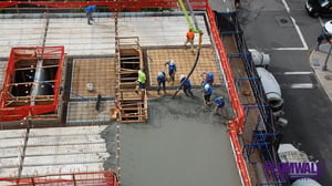 Polycrete concrete deck in Brooklyn NY